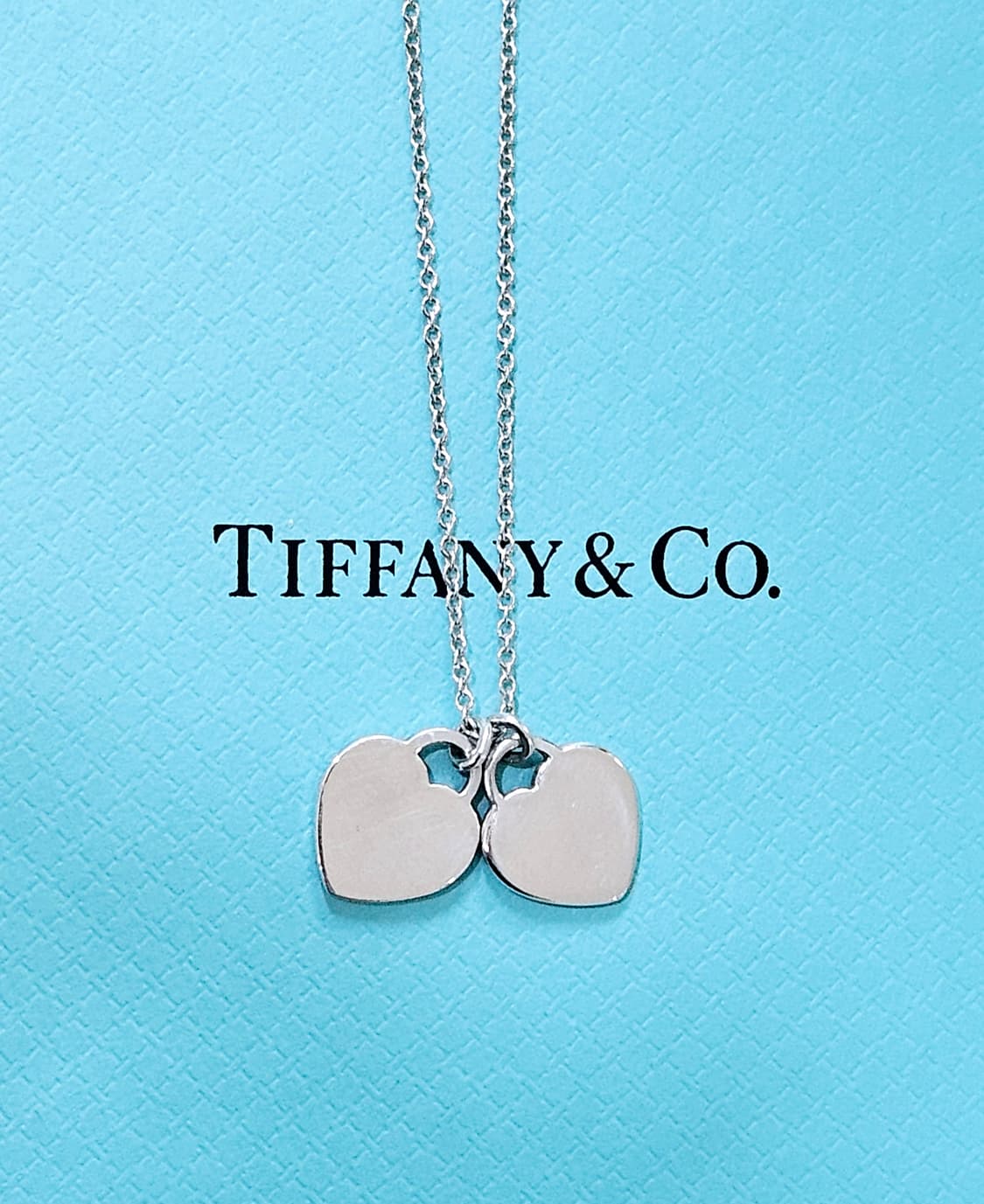 티파니앤코 리턴투 더블하트 미니 실버 목걸이[정품/풀세트] 상품이미지2