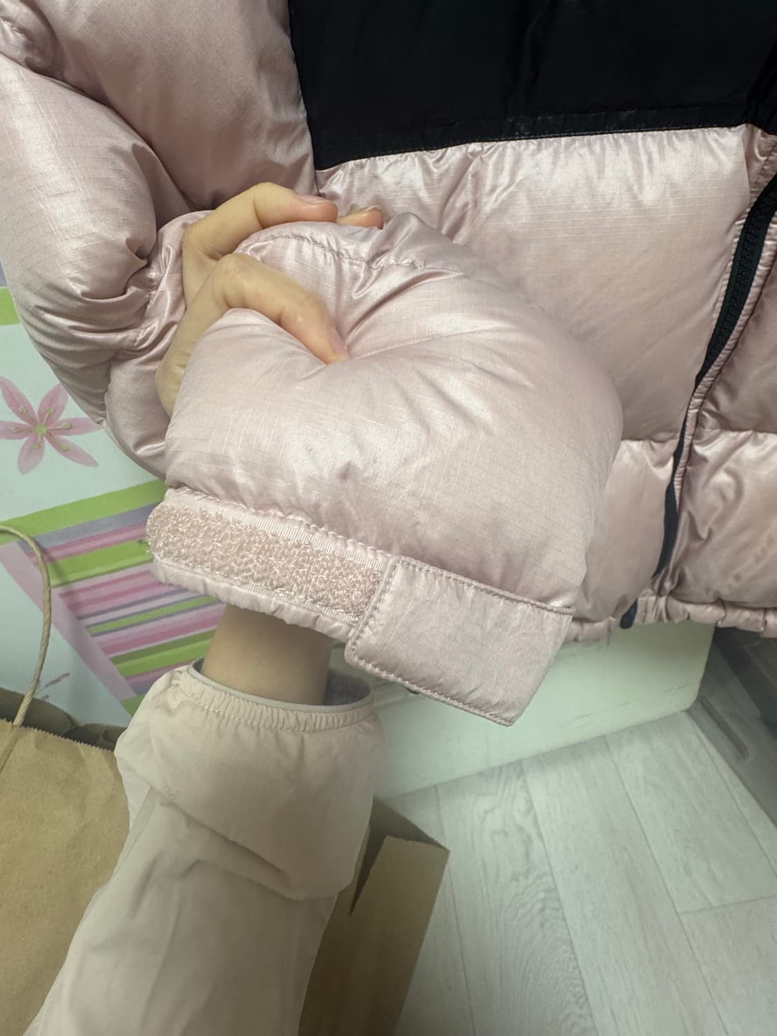 노스페이스 눕시 숏 자켓 파스텔핑크 상품이미지4