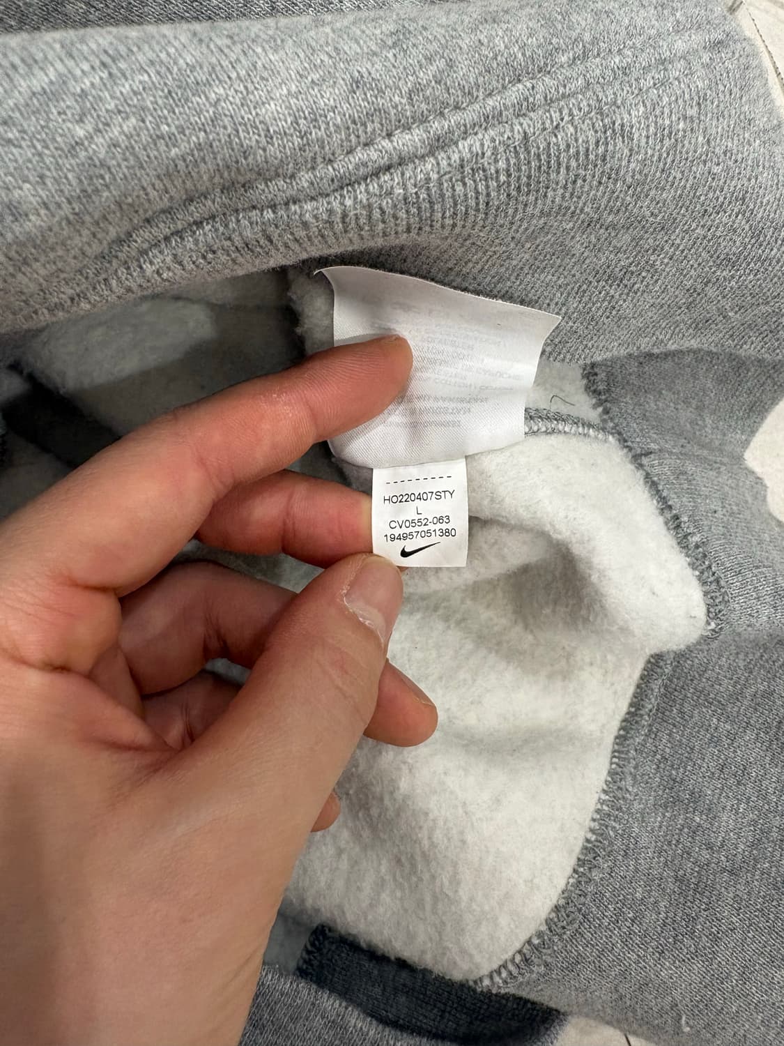 나이키 NRG 솔로 스우시 플리스 후드 다크 그레이 헤더 us L 상품이미지4