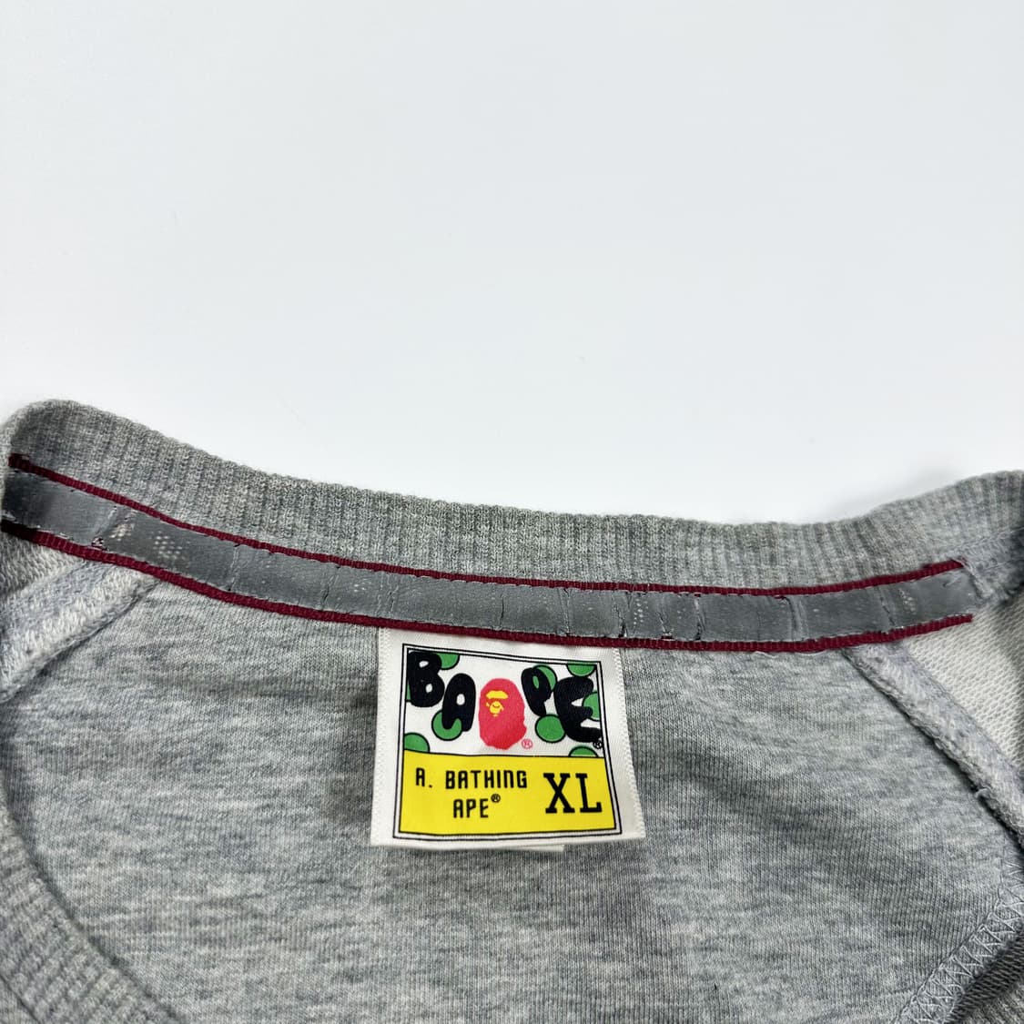 (사용감존재) BAPE 베이프 재팬 빅사루 프린팅 롱슬리브 XL 상품이미지6