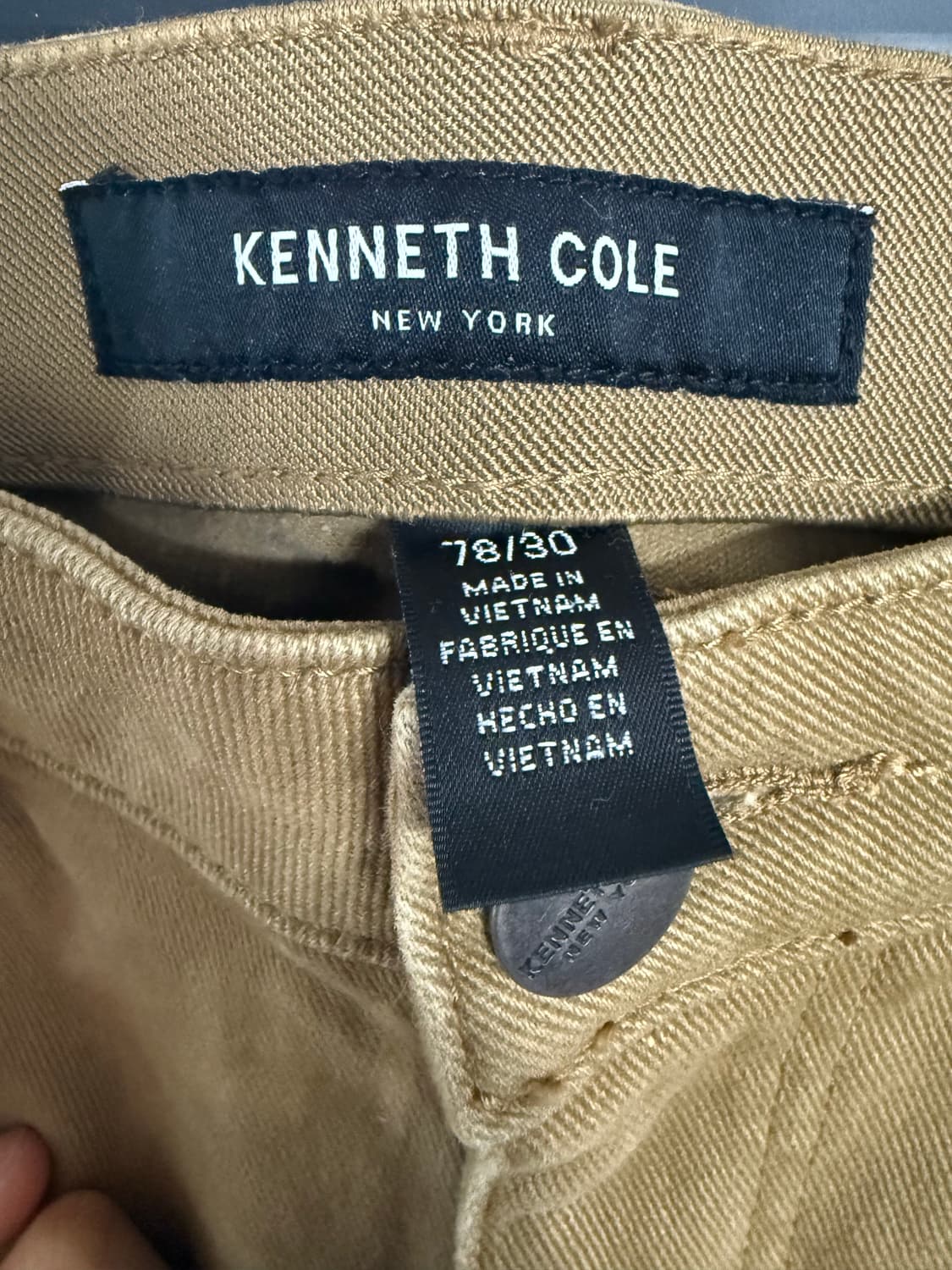 케네스콜 카멜 데님 30사이즈 새제품 상품이미지4