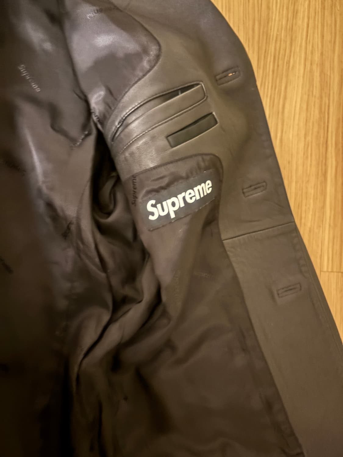 25f/w supreme leather blazer 상품이미지3