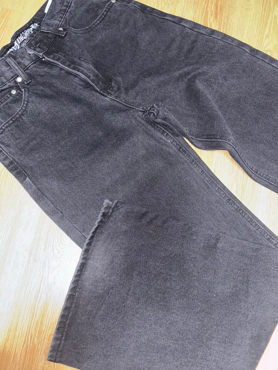 Suade [Vintage Bootcut Denim] black 상품이미지2
