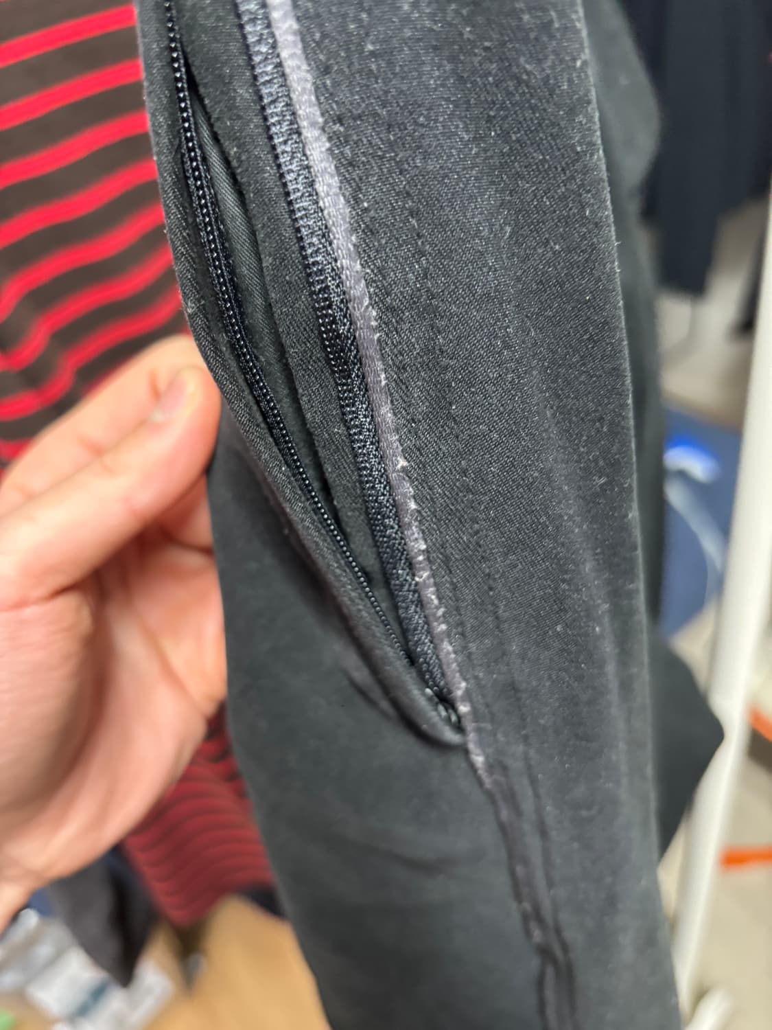 [L] 해칭룸 snow track pants black 상품이미지3