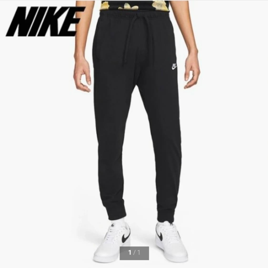 나이키 NSW 클럽 저지 조거팬츠 블랙 L 상품이미지2