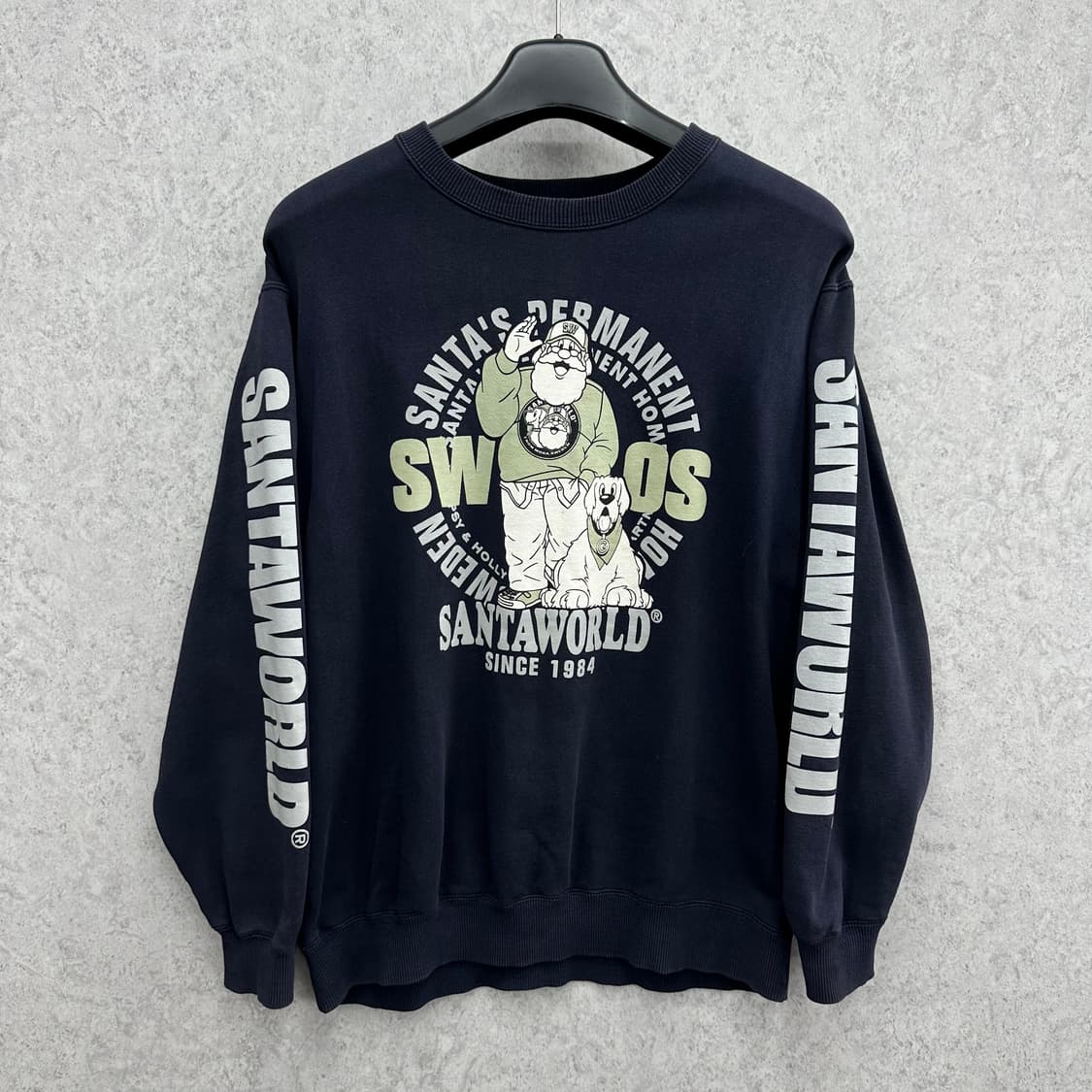 100 산타월드 남자 루즈핏 맨투맨 상품이미지1