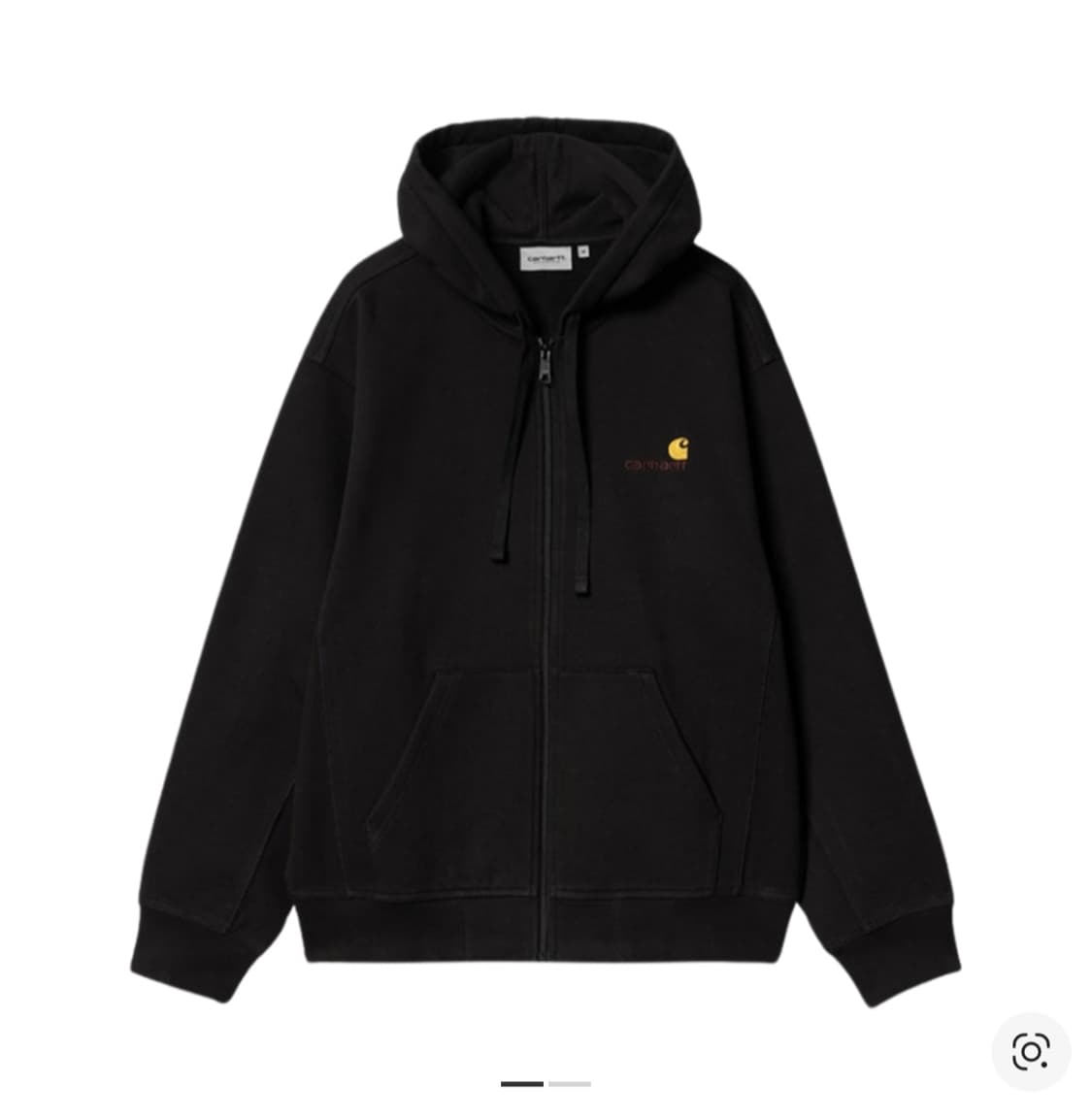 칼하트 후드집업 블랙 상품이미지1