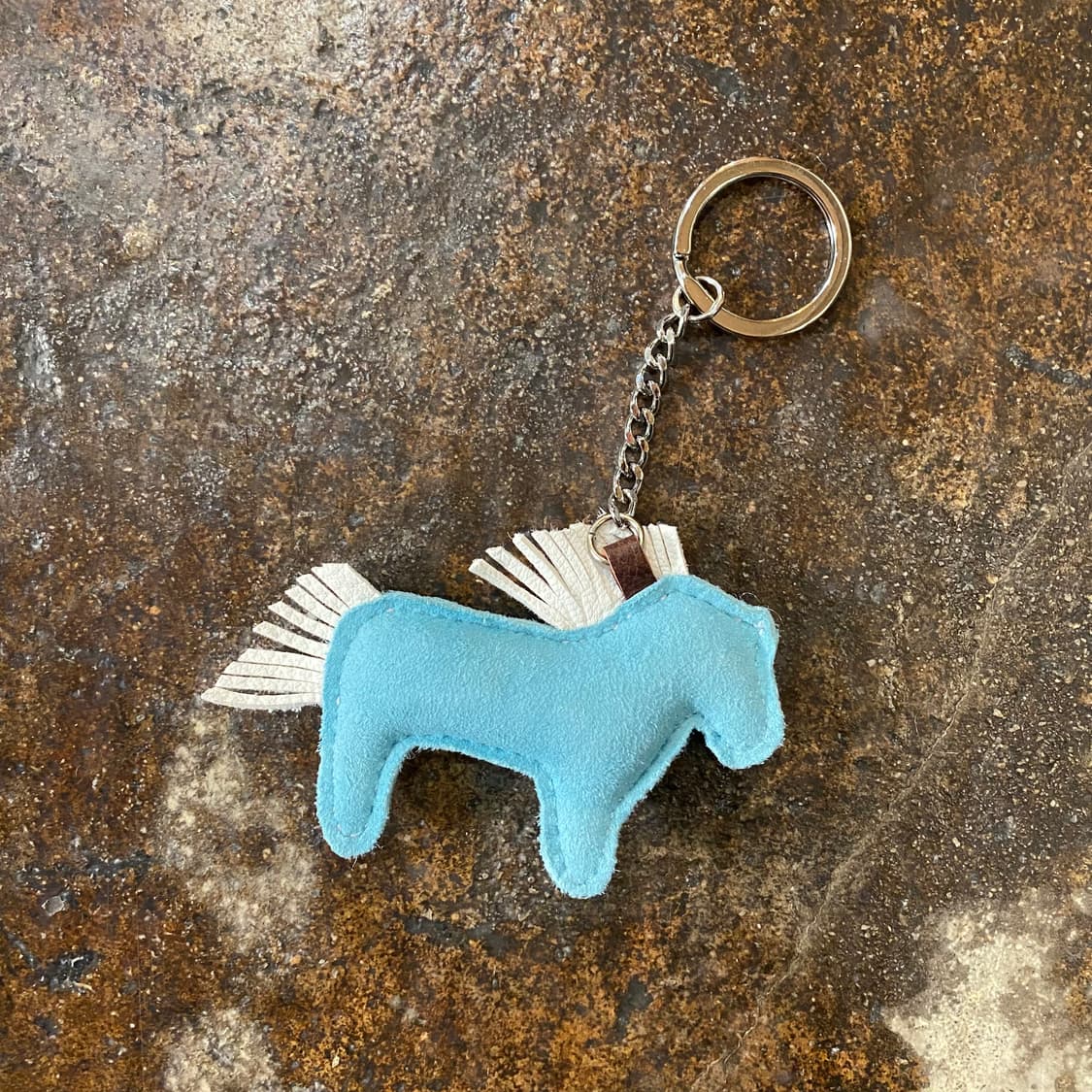 빈티지 고트스킨 말 키링  상품이미지2