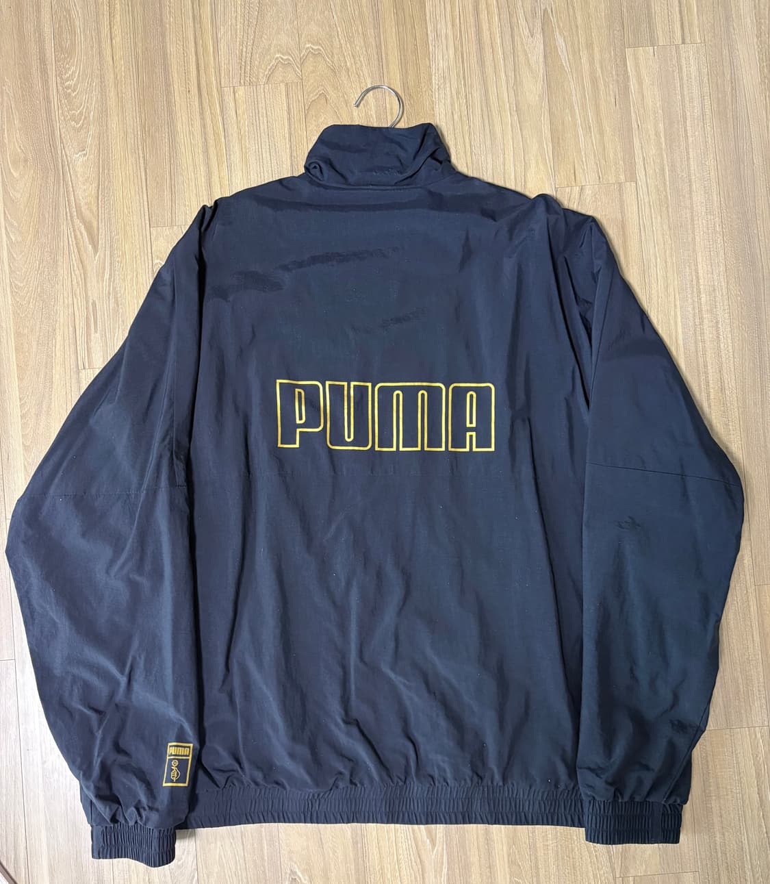 푸마 바람막이 자켓 블랙 옐로우 xl 상품이미지2