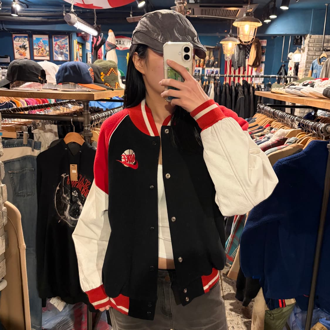 nike 나이키 자수 울 바시티 점퍼 상품이미지2