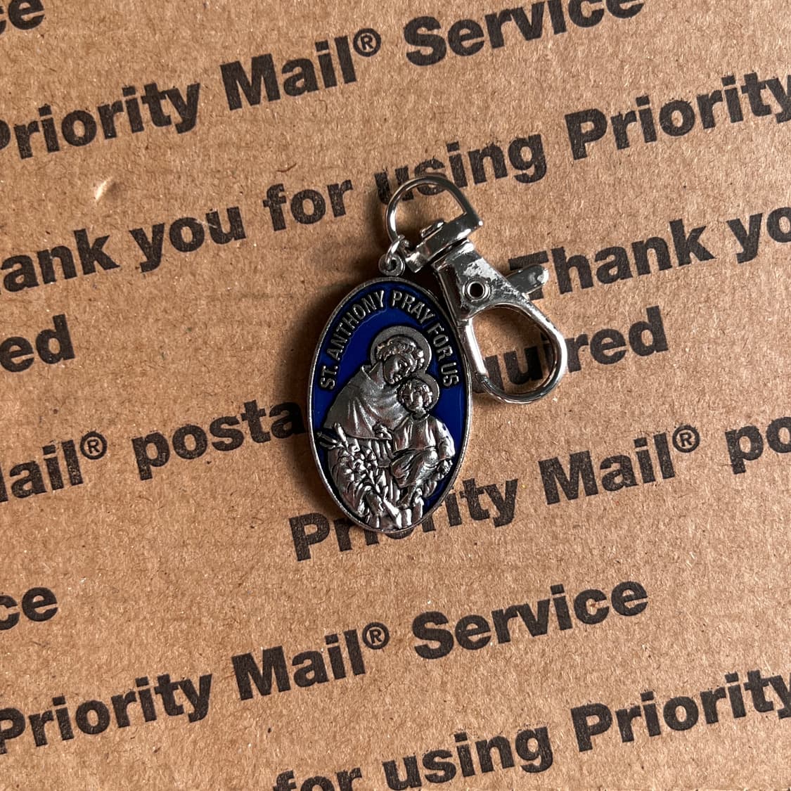 90s vtg St. Jude Pray For Us Keyring 상품이미지2