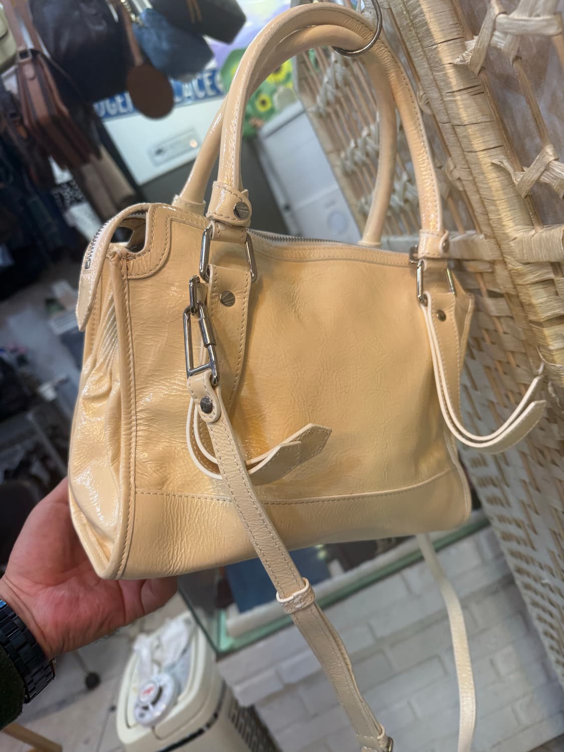 정품 버버리 2way백 팝니다 상품이미지4