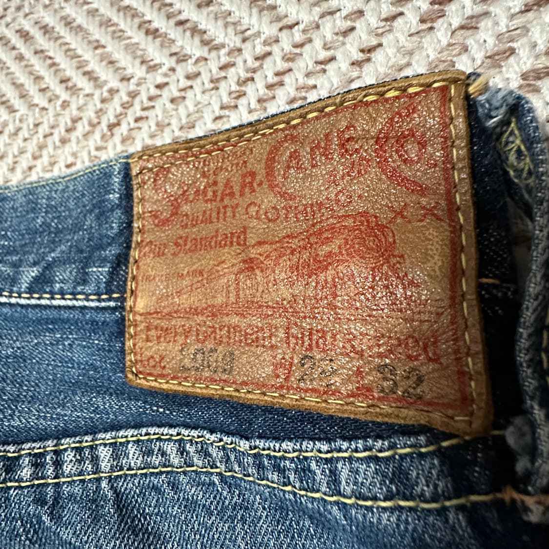 SUGAR CANE 2009 denim pants work jeans 상품이미지3