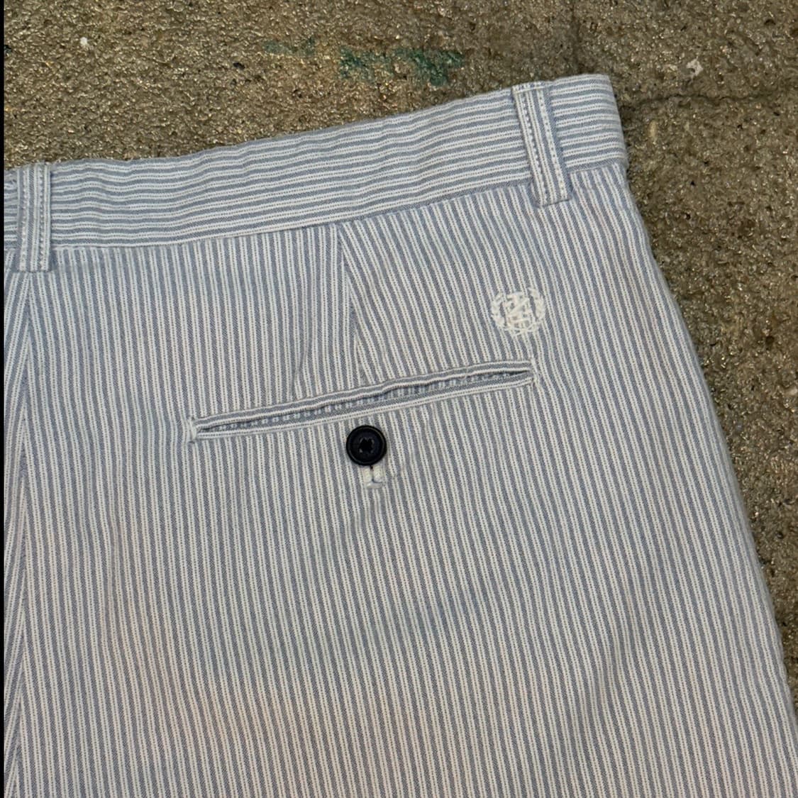 미국빈티지 아이조드 스트라이프 코튼 면 반바지 상품이미지6