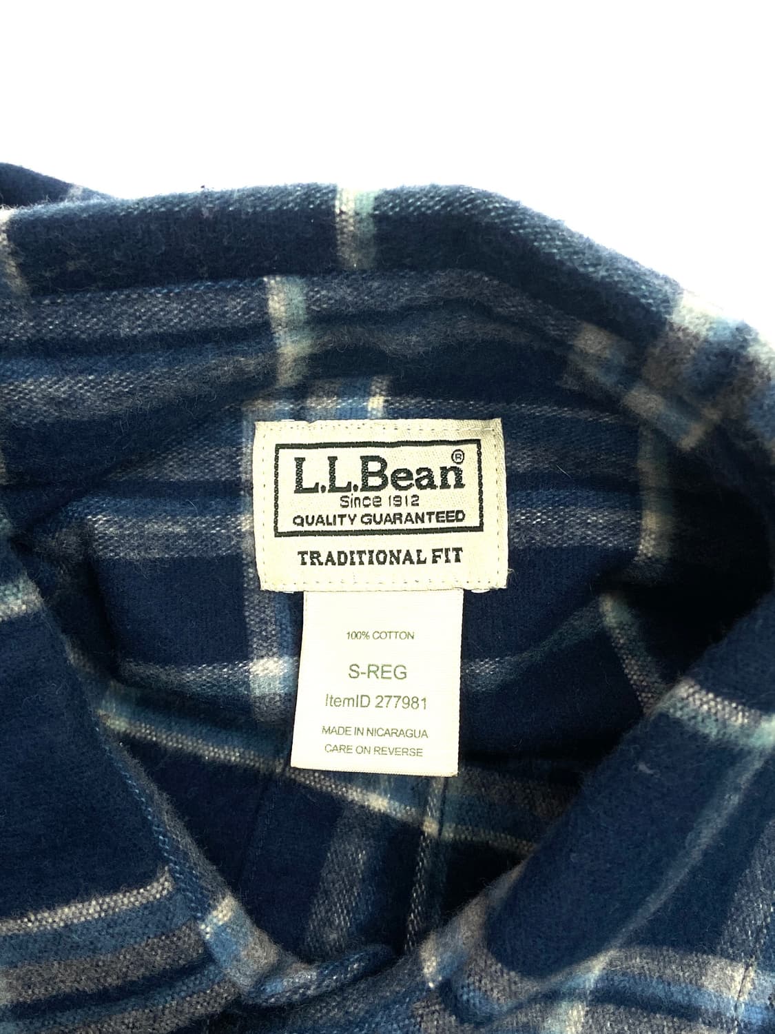 L.L.Bean Flannel check shirt 상품이미지4