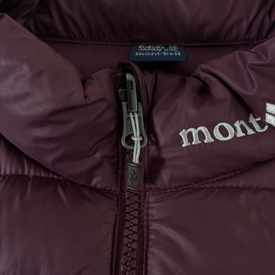 Montbell  몽벨 할로우 EX800 버건디 패딩 자켓 상품이미지4