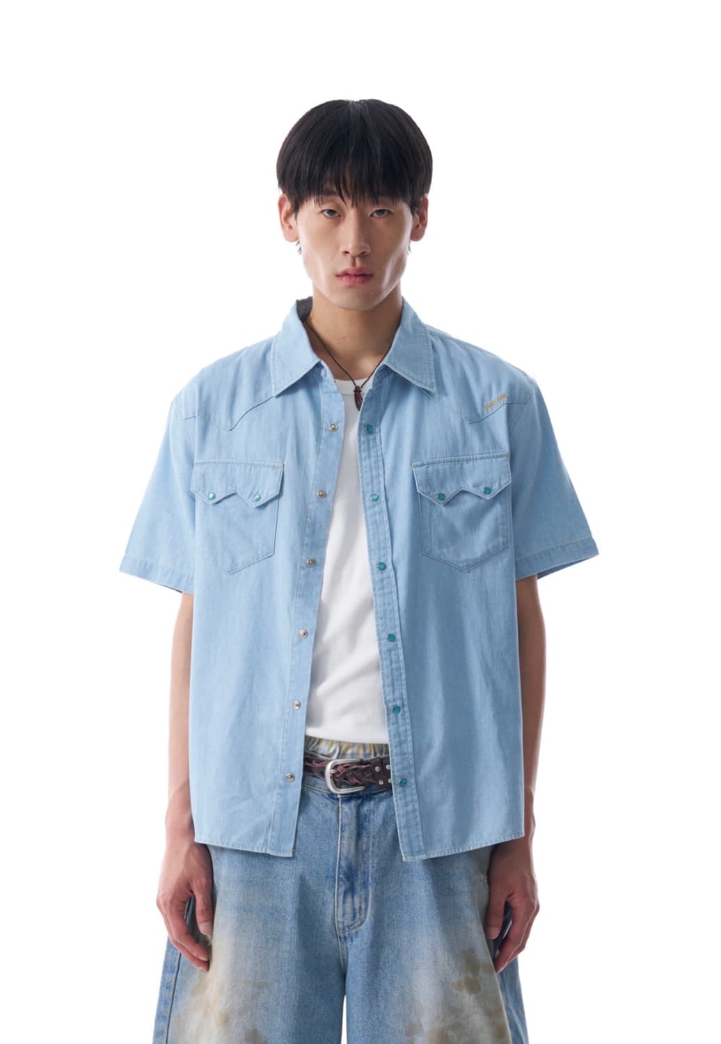 아캄 데님 웨스턴 셔츠 aakam denim western shirts 상품이미지2