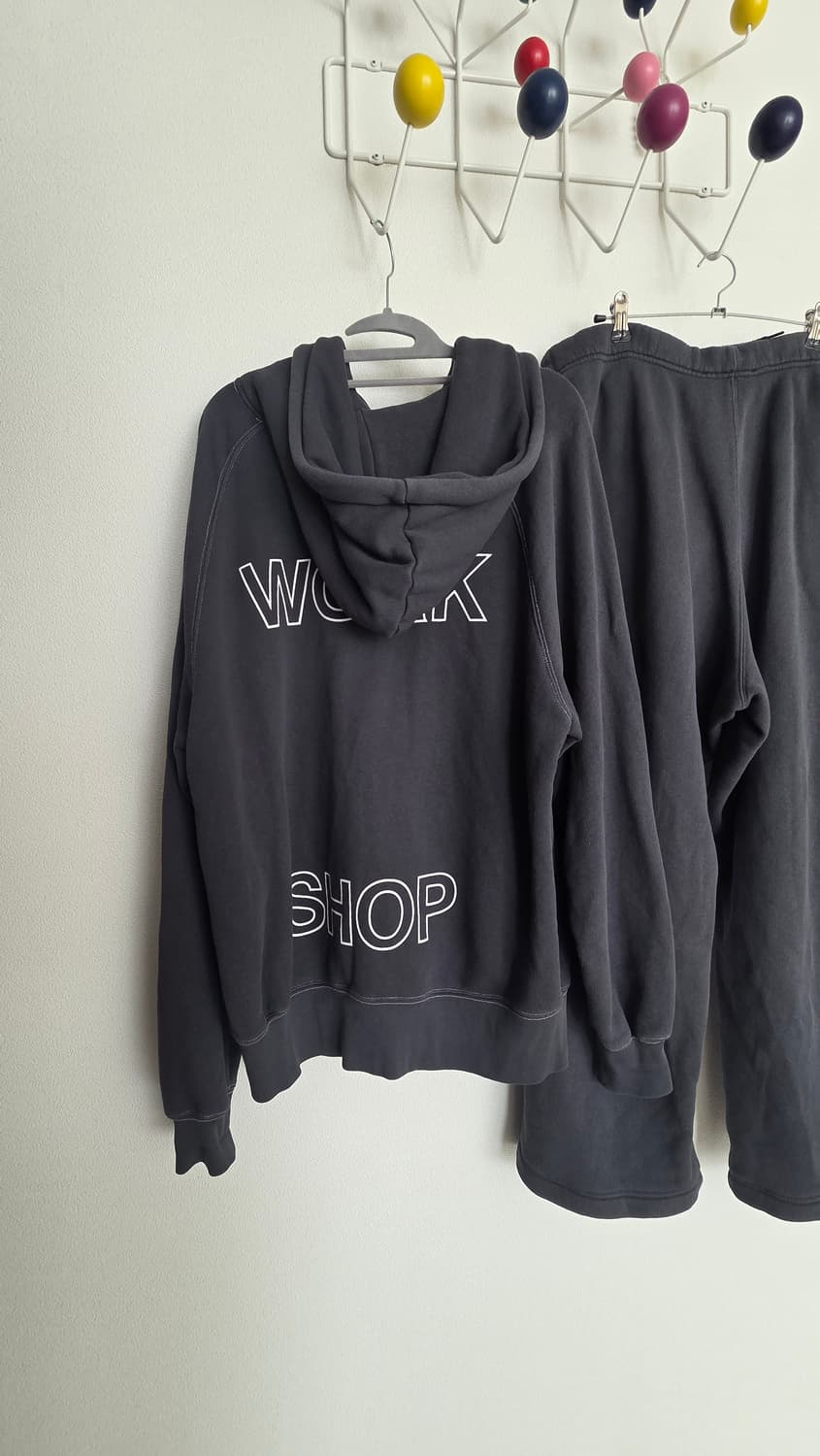 백화점판/아워레가시 워크샵 차콜 후드 트레이닝 셋업 상품이미지6