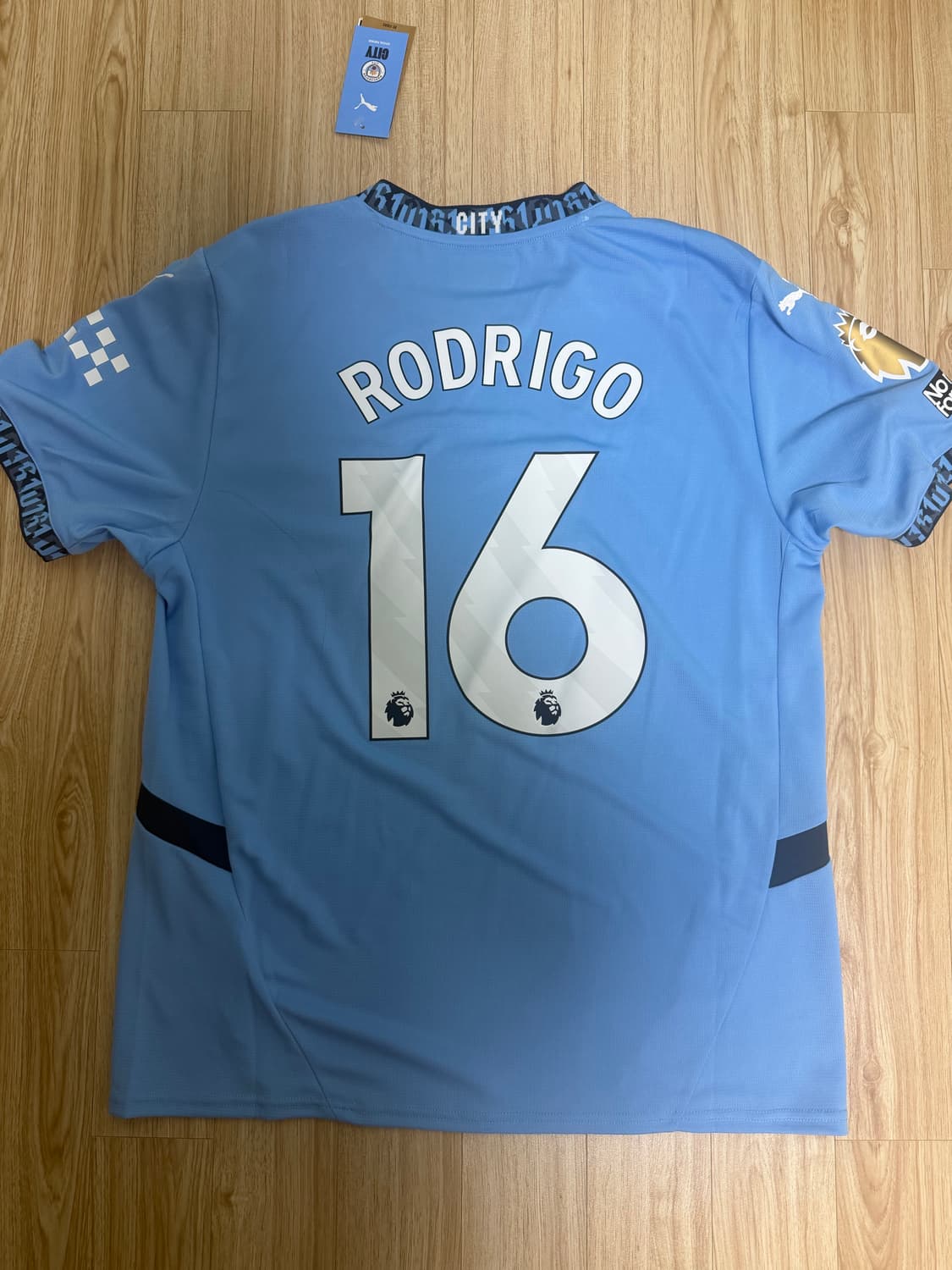 24-25 맨시티 로드리 유니폼 새상품 L 상품이미지2