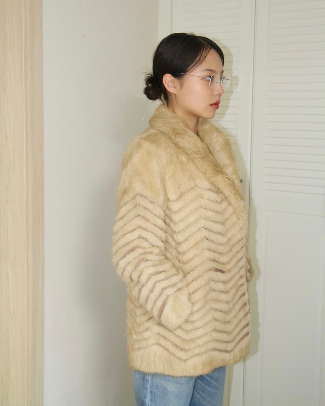 ROTINY Rabbit Fur Jacket 퍼 자켓 상품이미지3