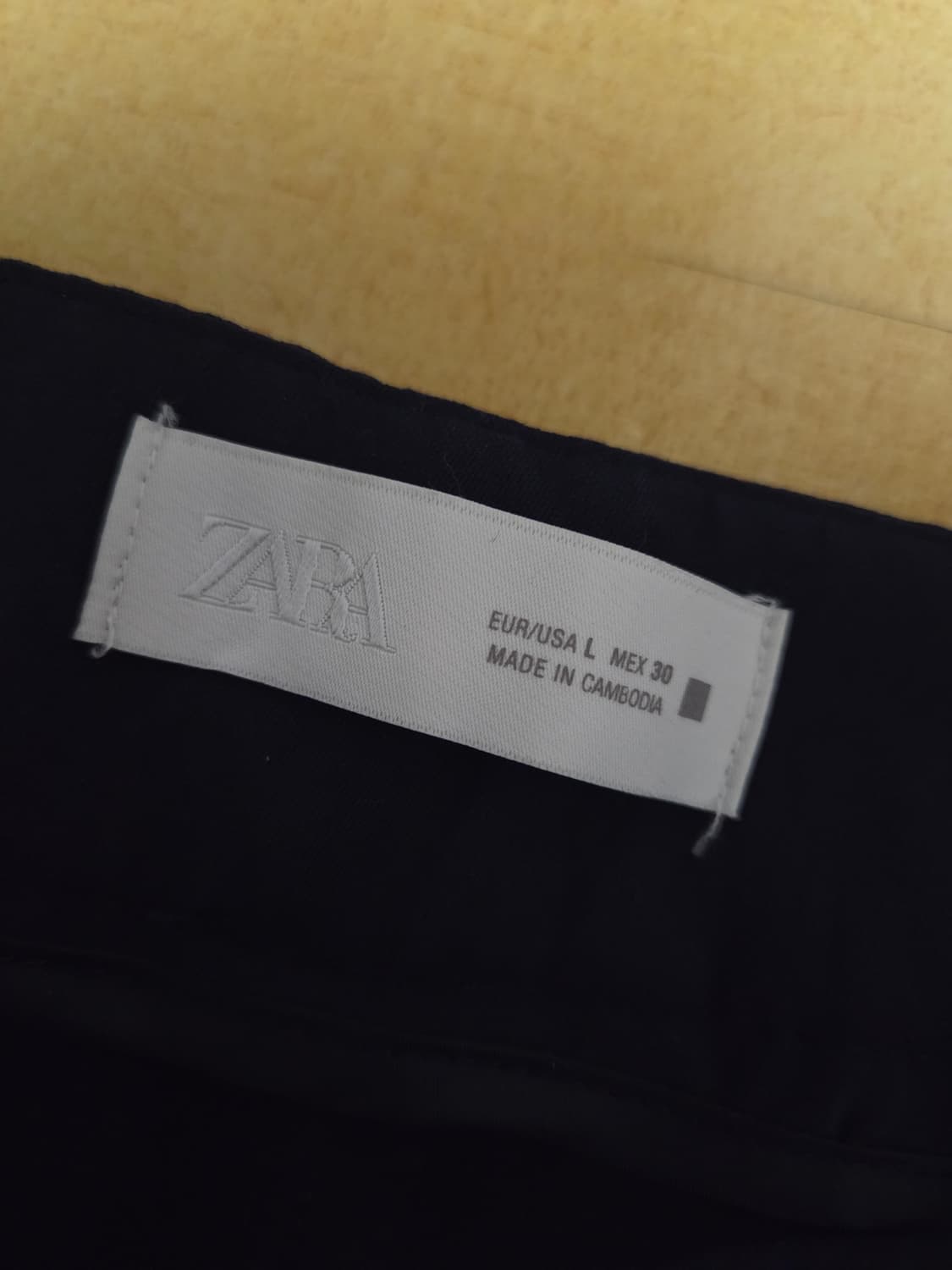 자라 네이비 반바지 L 벨트 포함 상품이미지3