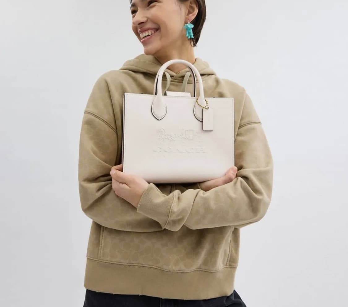 coach 코치 에이스토트 화이트 새상품 상품이미지1
