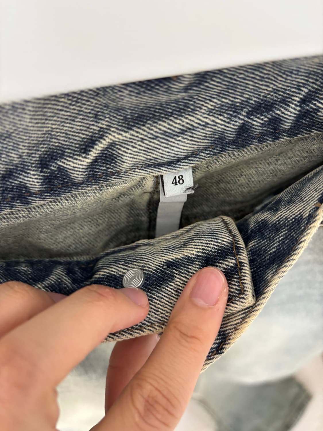 노이어 클래식 스트레이트 데님팬츠 (라이트블루) 48 상품이미지2