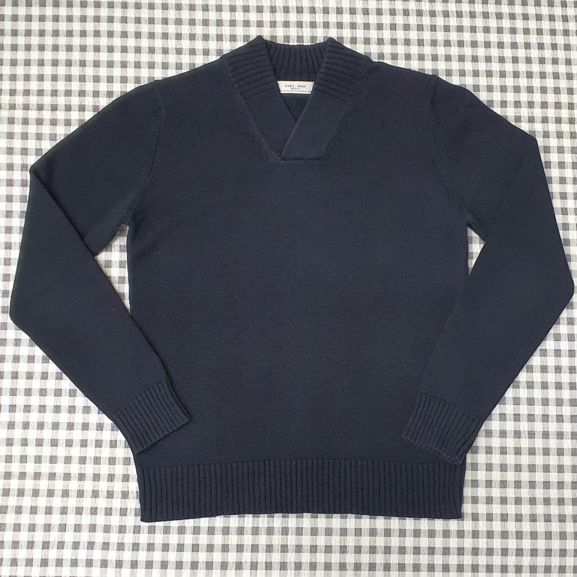 자라 브이넥 면니트 남자95 상품이미지1
