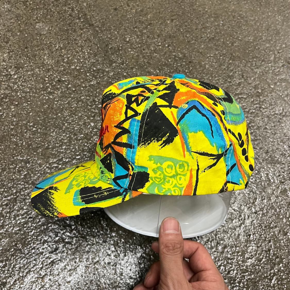 90s RayBan 패턴 볼캡 상품이미지4