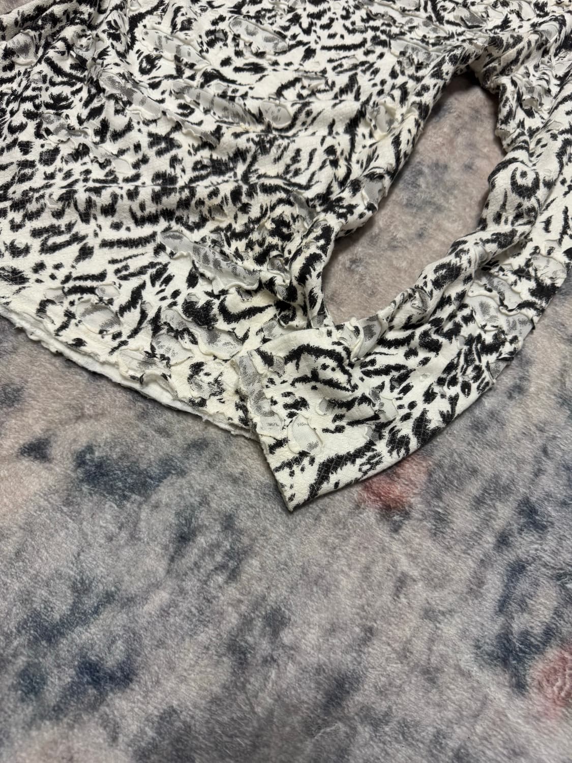 Bernings sho 00s archive white leopard c 상품이미지6