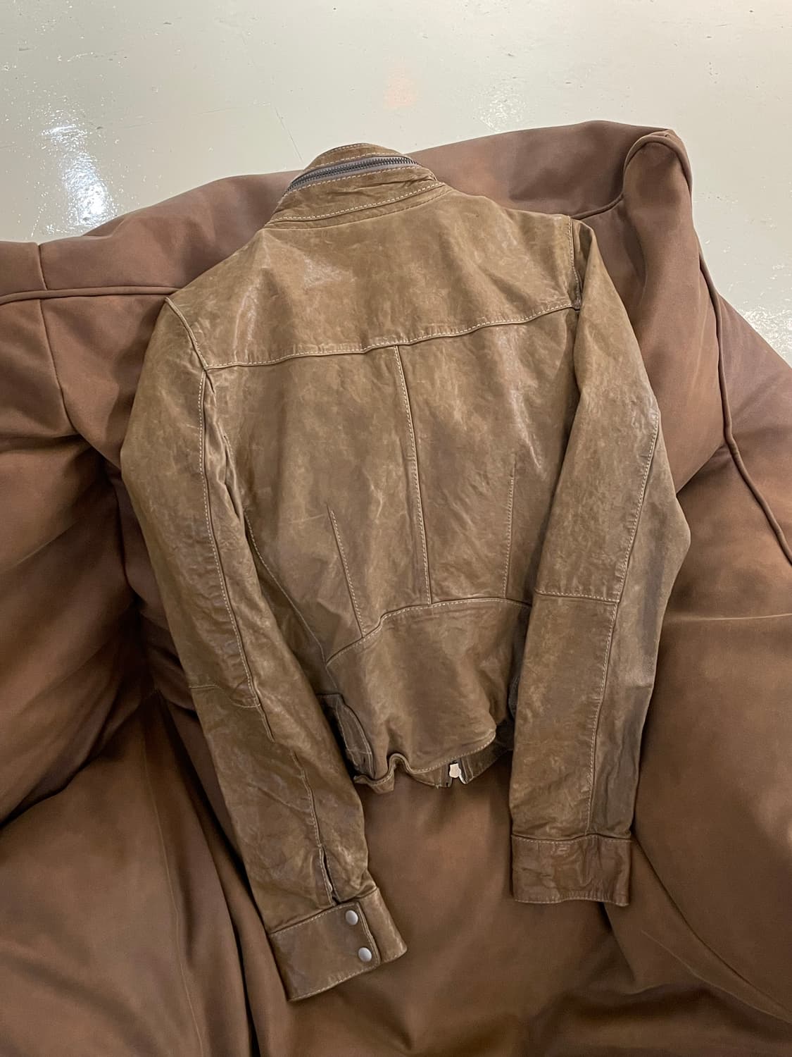 2000s Vintage lambskin 양가죽 레더자켓 상품이미지6