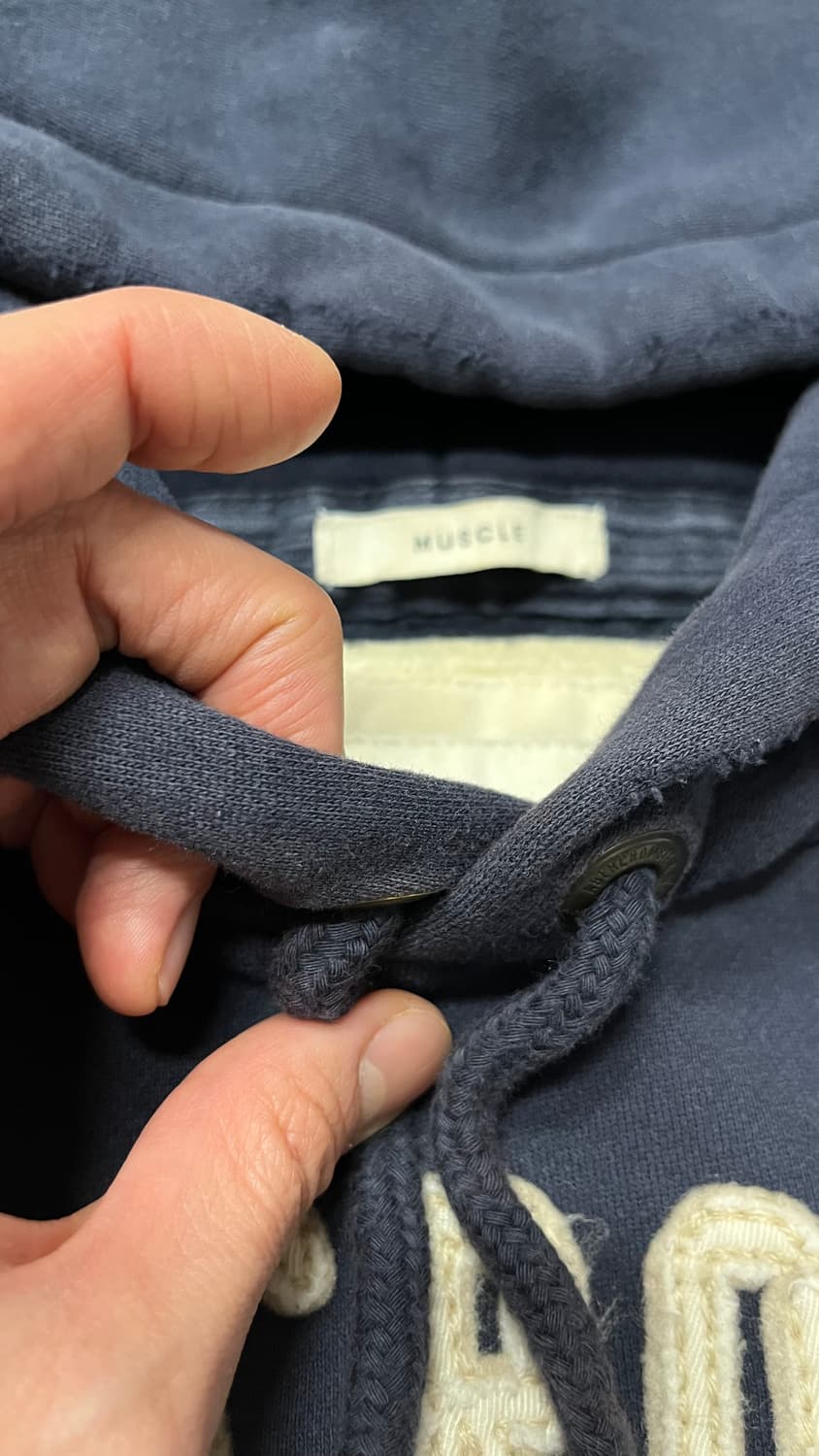 아베크롬비 후드 사이드라인 y2k 네이비 M 상품이미지5