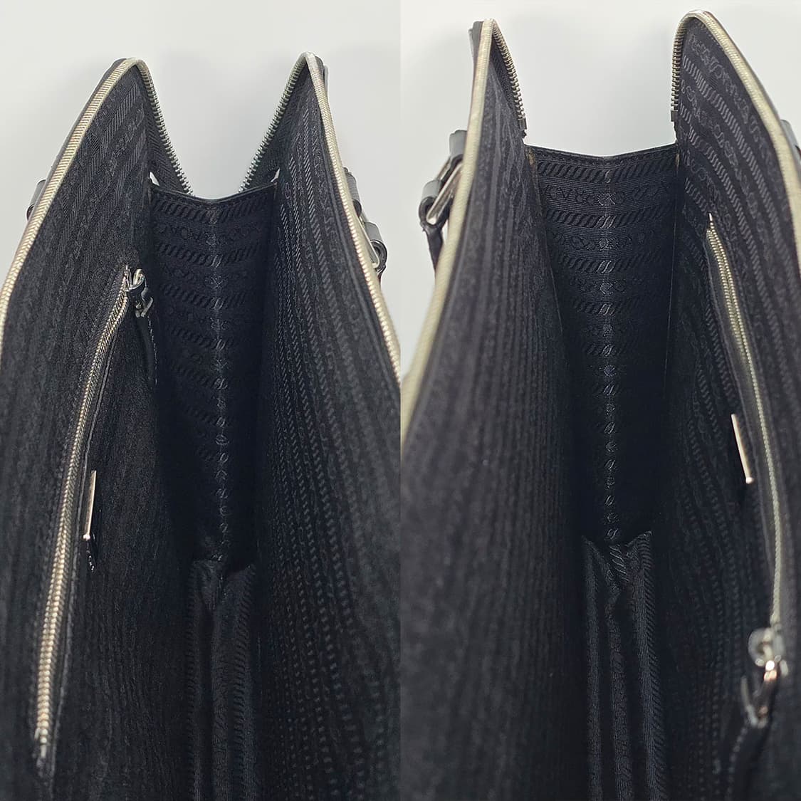 프라다 삼각로고 사피아노 브리프케이스 상품이미지8