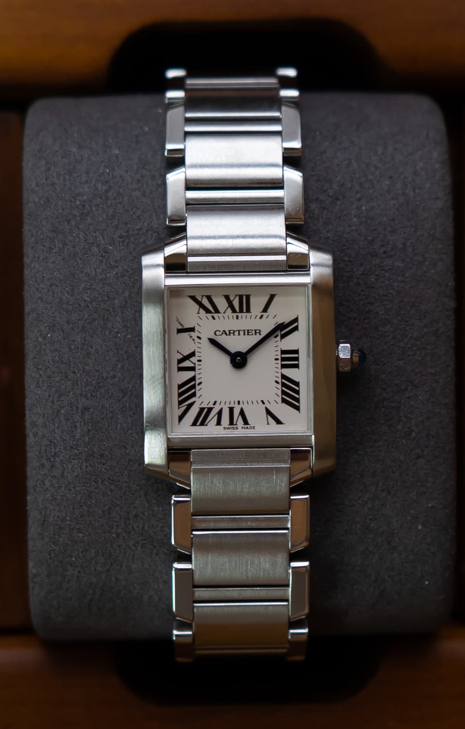까르띠에 탱크 프랑세즈 스몰 쿼츠 시계 상품이미지1