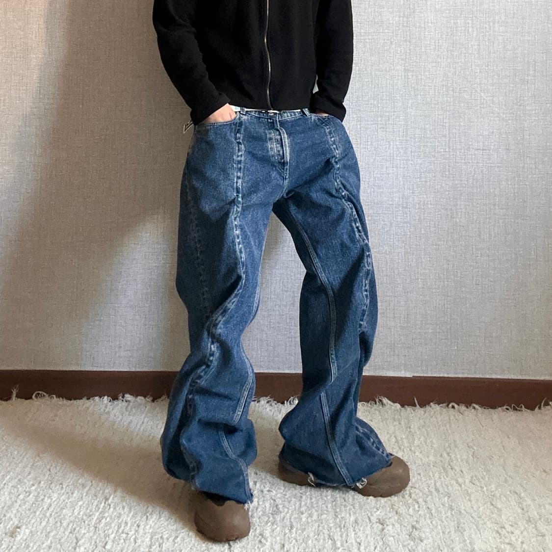 Y/Project 22fw 와이어 오가닉 데님 와이드 팬츠 상품이미지3