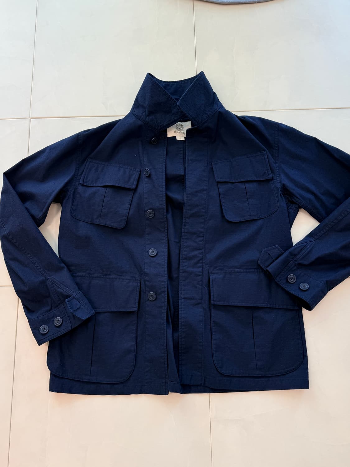 바스통 25ss 109 정글 퍼티그 자켓 인디고 L(105) 상품이미지2