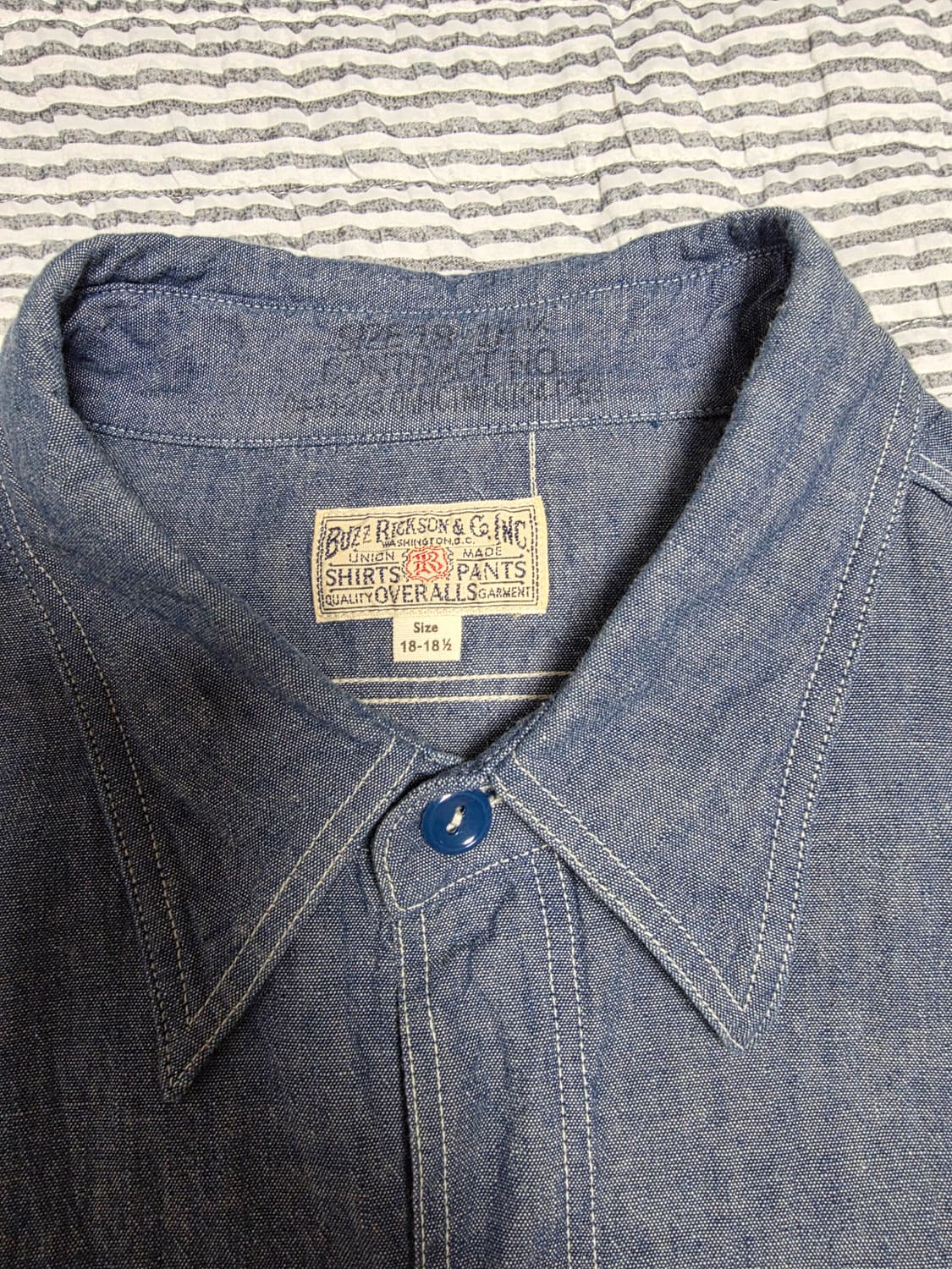 버즈릭슨 샴브레이 18-18 1/2 (2XL) 상품이미지3