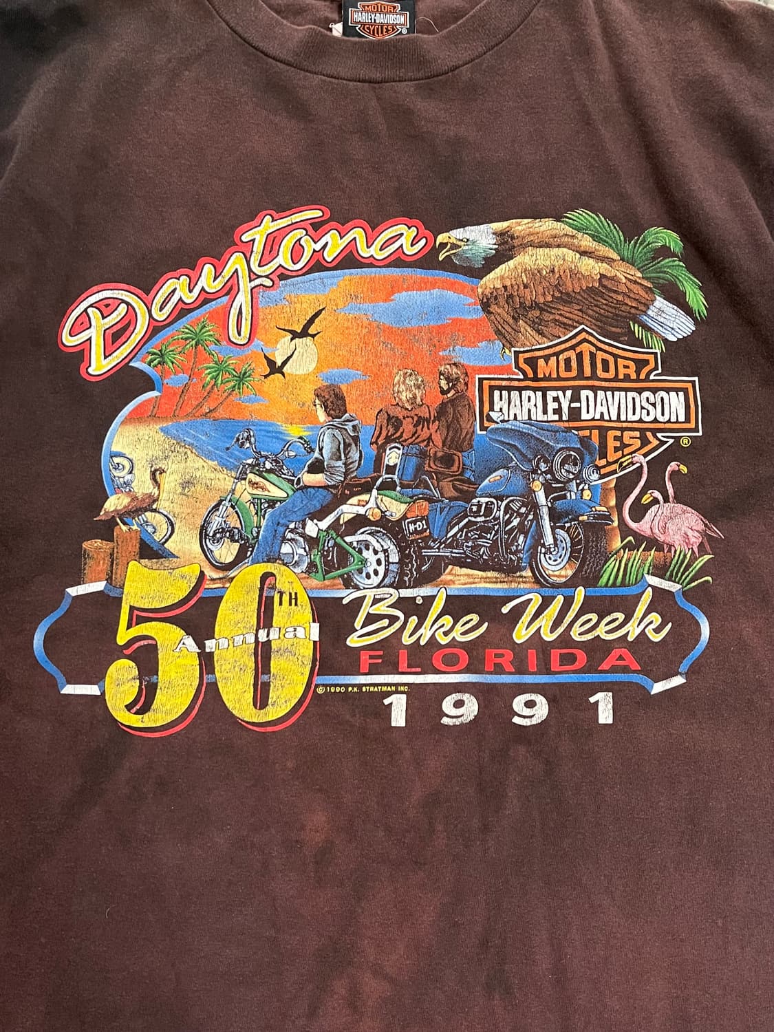 1990s Harley Davidson Faded T Shirts 상품이미지3