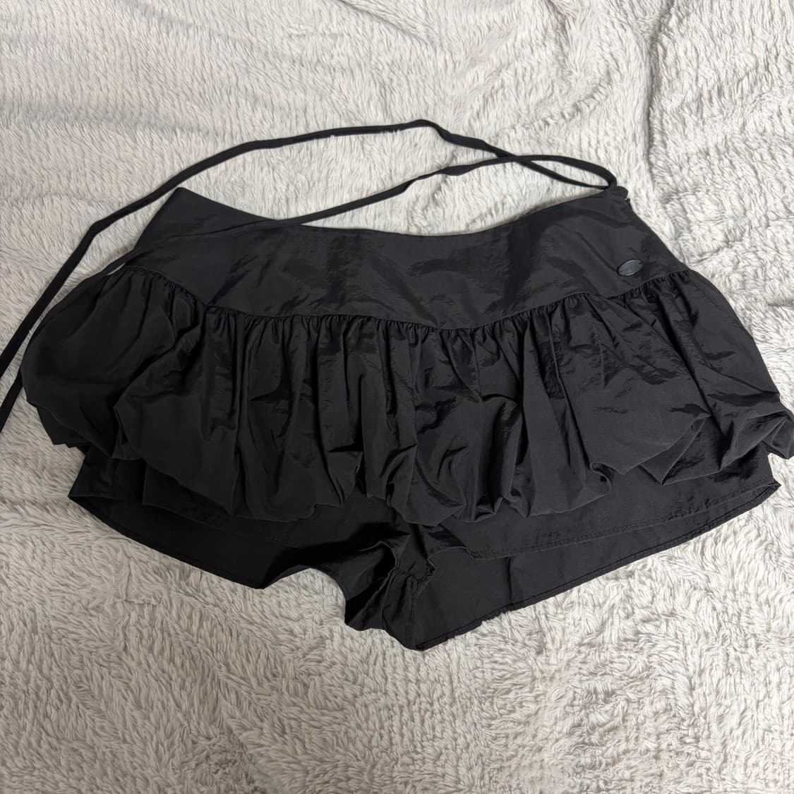 어글리쉐도우 치마바지 펌킨스커트팬츠 블랙 S 상품이미지1