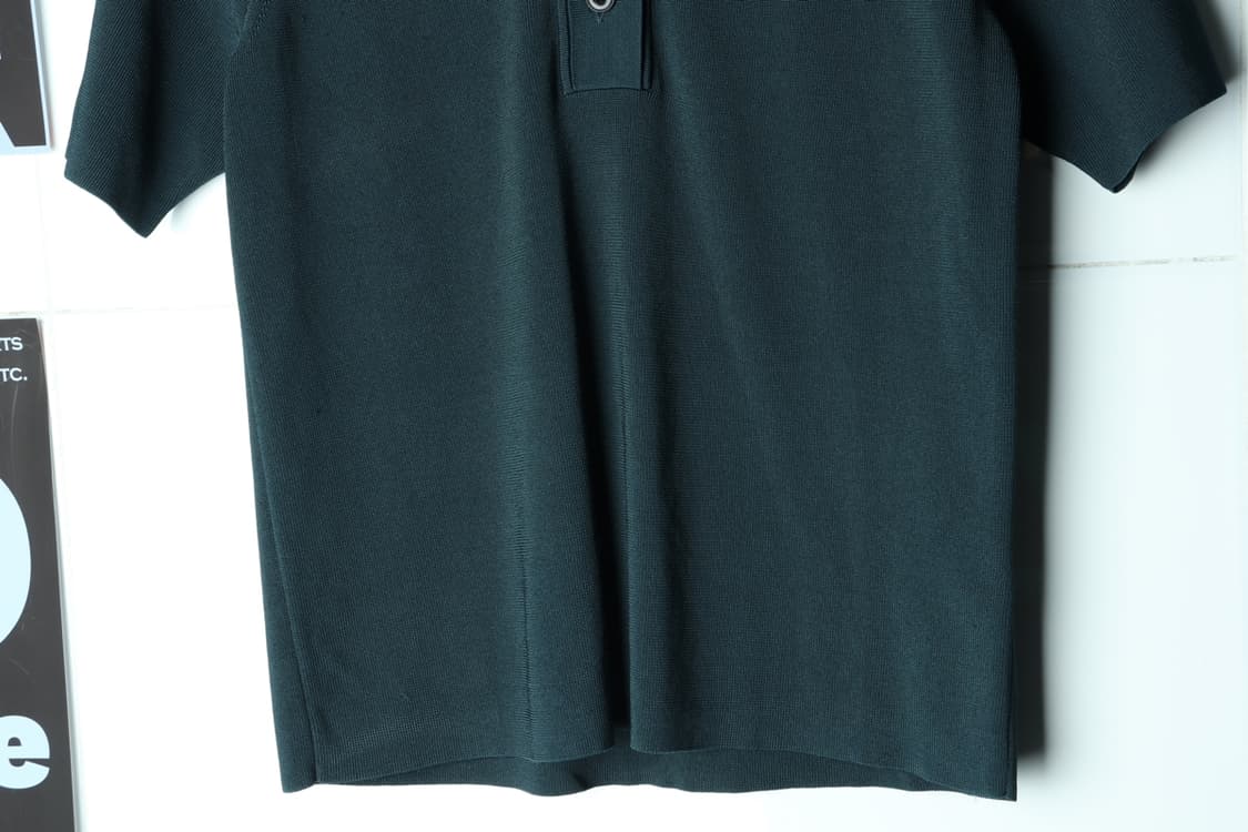 W(2XL) 유니클로 반팔 카라 티셔츠 시원소재 진녹색-H30742 상품이미지4