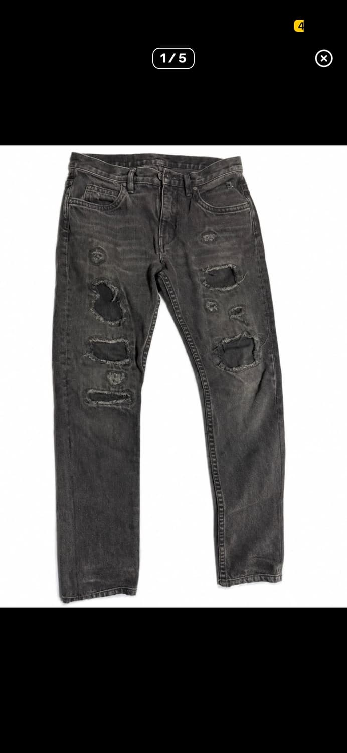 Helmut lang 디스트레스트 팬츠 상품이미지1