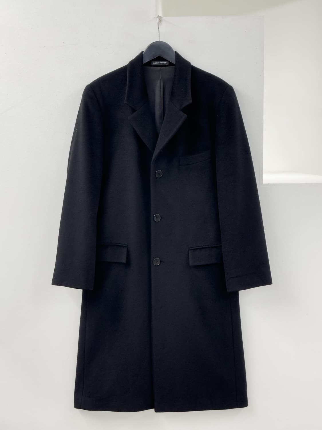 아네스베 앙고라 블랙 코트 상품이미지2