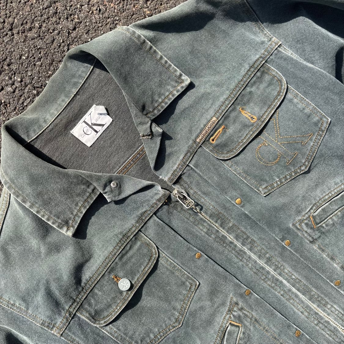올드 ck 데님 자켓 상품이미지4