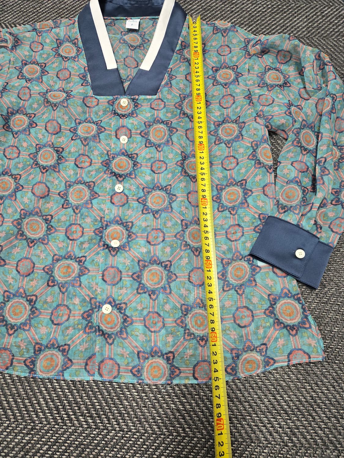 리슬 생활한복 시스루 강릉김씨 민트 블라우스 상품이미지9