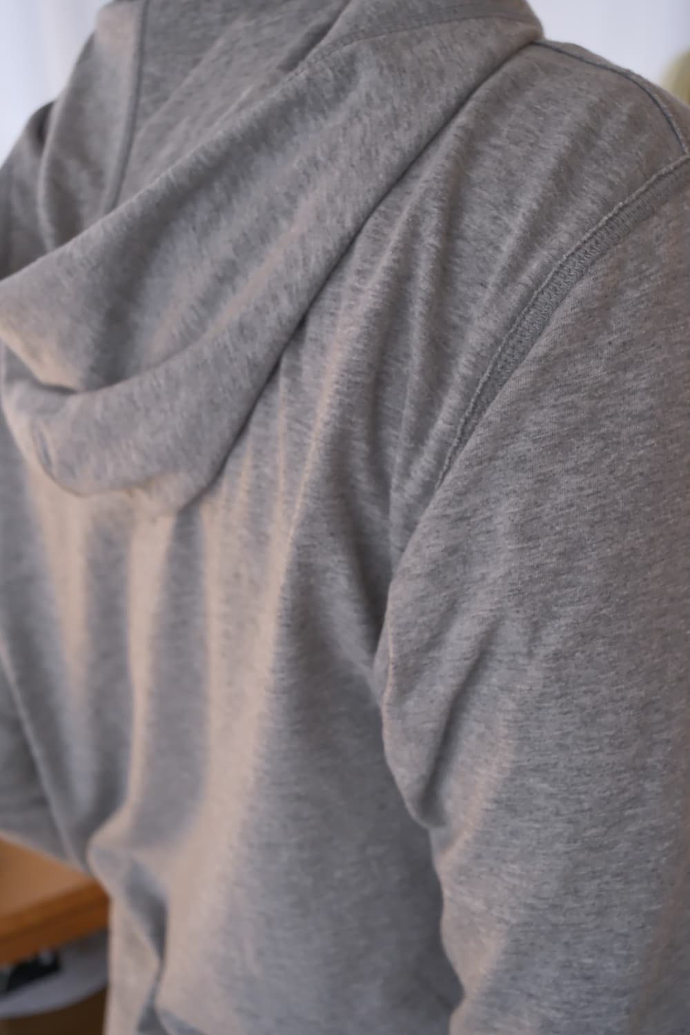 Exposed seam hood zip-up 상품이미지3