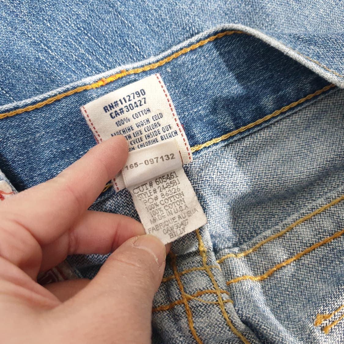 트루릴리젼(미국) 데님 반바지 청반바지 32 상품이미지8