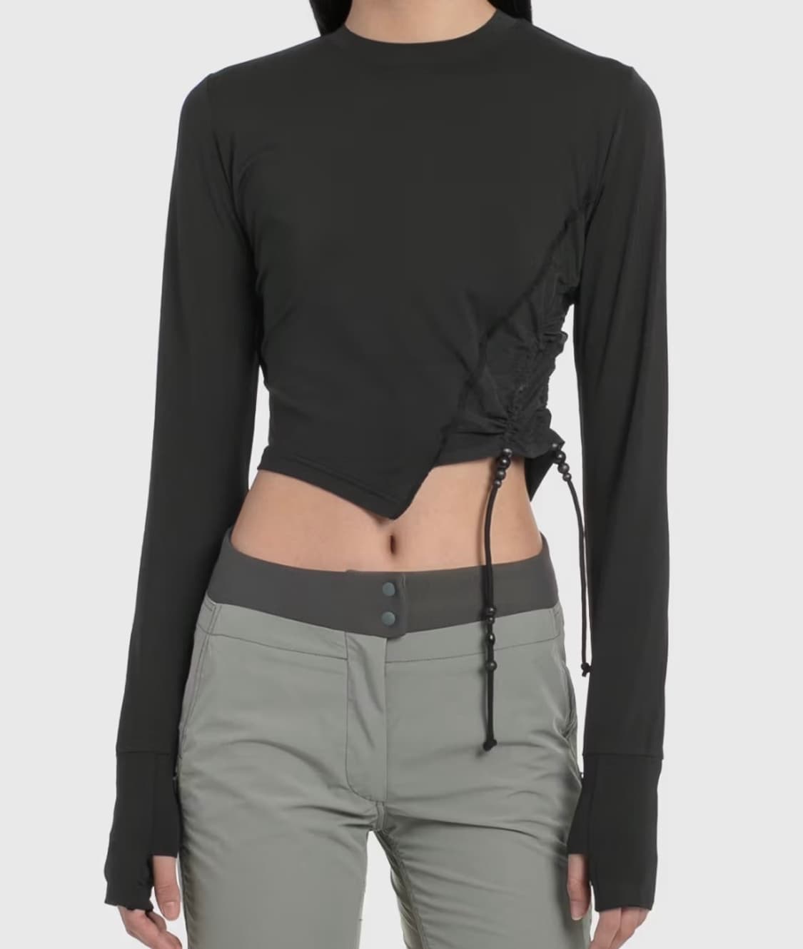 혜인서 트위스트 롱슬리브 탑 상품이미지1