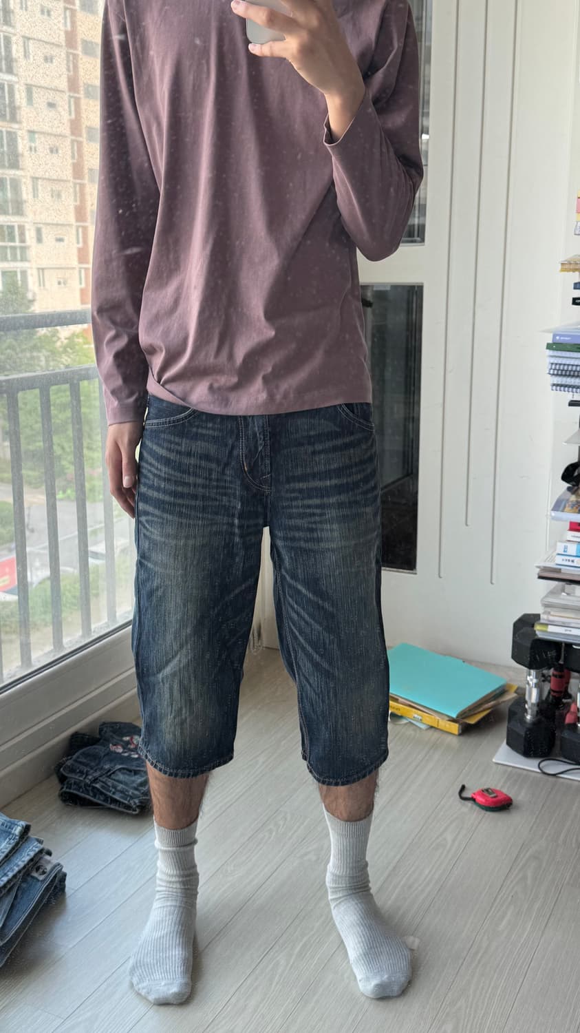 에드윈 데님 버뮤다 쇼츠 28 상품이미지2