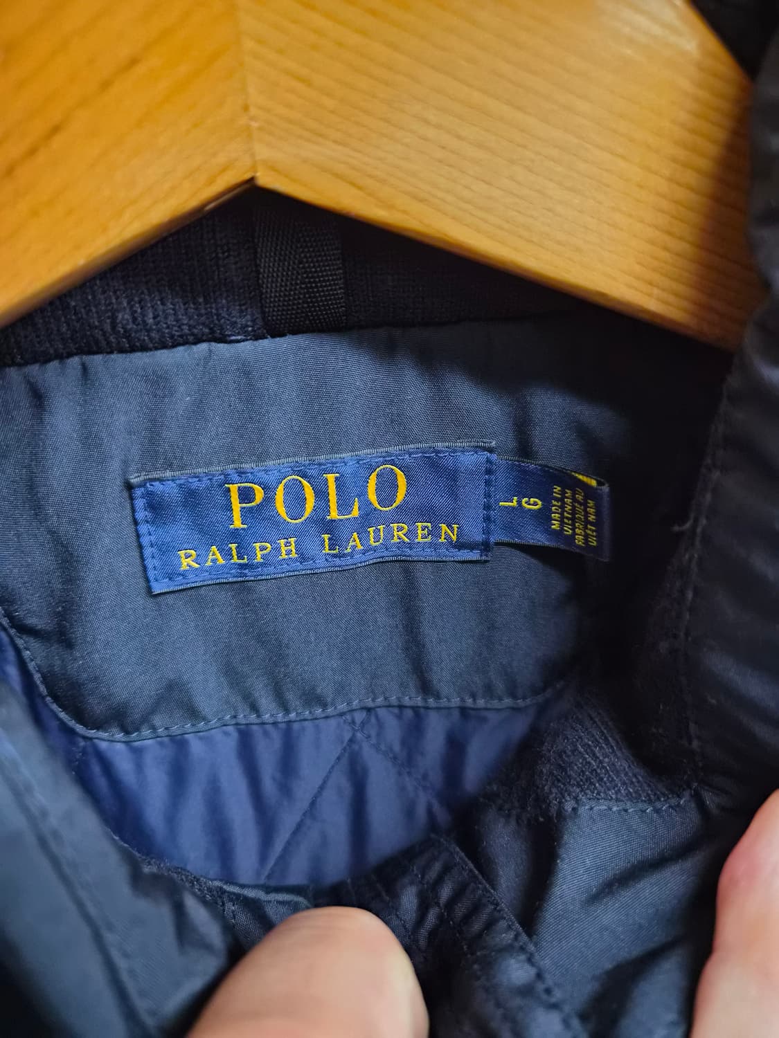 L/105) 폴로 랄프로렌 블루종 점퍼 팝니다 상품이미지4