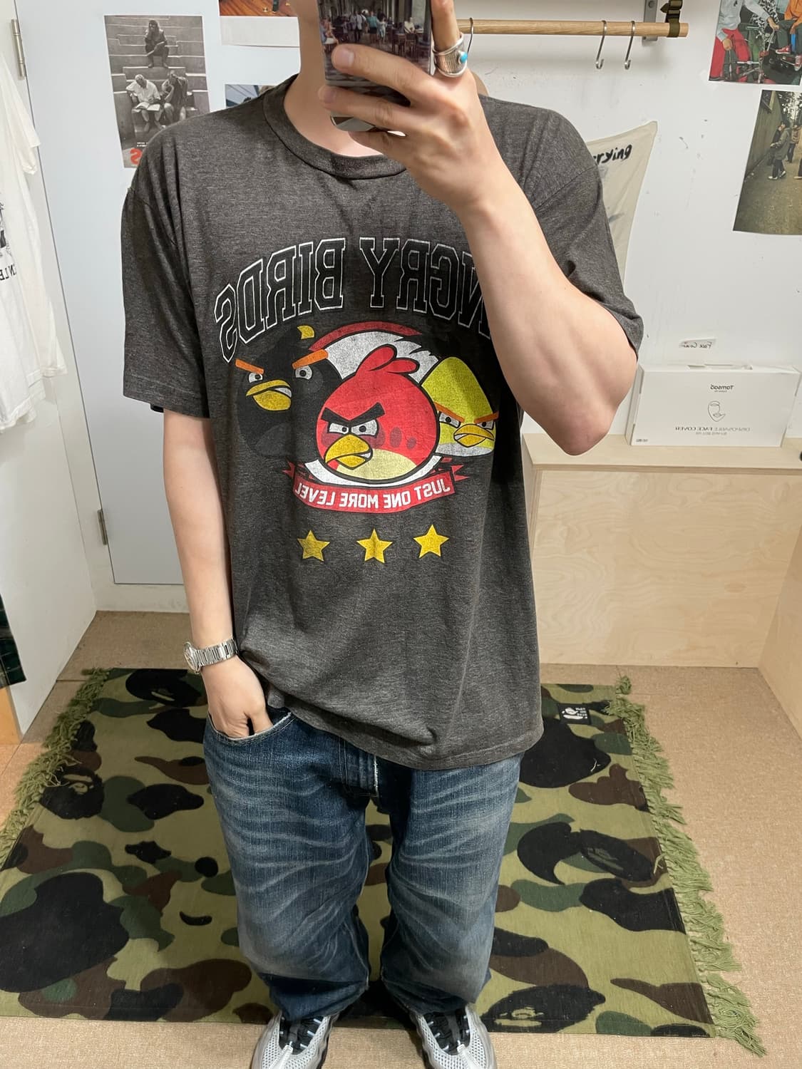 앵그리버드 오피셜 티셔츠 (XL) 상품이미지4